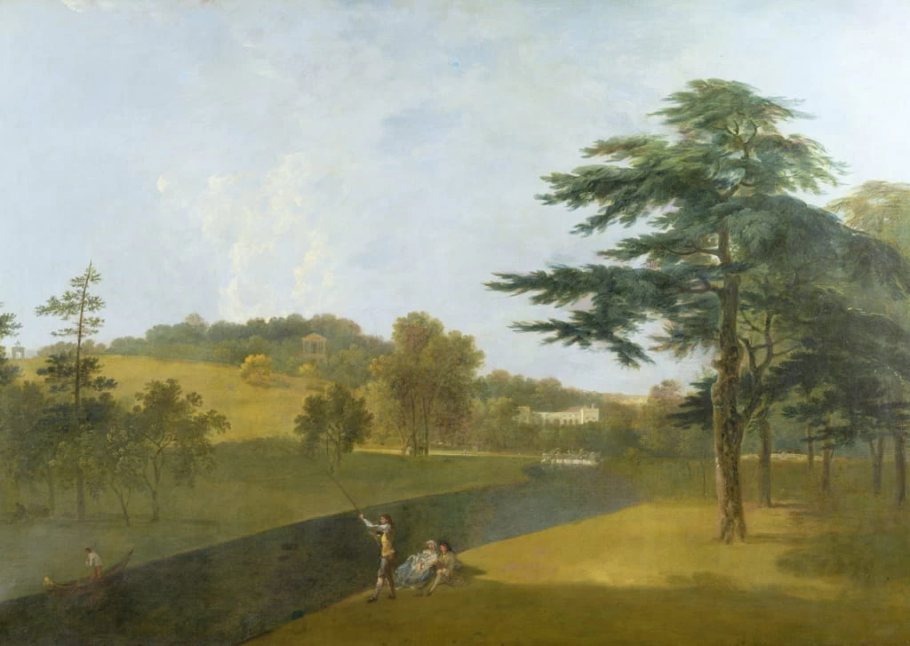 Wilton, Inigo Jones Stables, Temple Copse e Sir William Chambers' Arch - Wilton House, Wilts